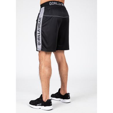 Спортивные мужские шорты Atlanta Shorts (Black/Gray) Gorilla Wear MhS-1024 фото
