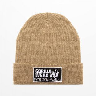 Спортивна унісекс шапка Vermont Beanie (Beige) Gorilla Wear BS-132 фото