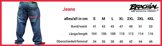 "Statement" Jeans (dark wash), S