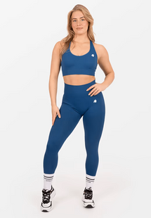 Gorilla Wear Hilton Seamless Set (Blue) спортивний жіночій костюм для фітнесу. 1492 фото