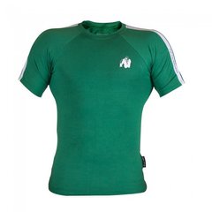 Спортивная мужская футболка Stretch Tee (Green) Gorilla Wear F-428 фото
