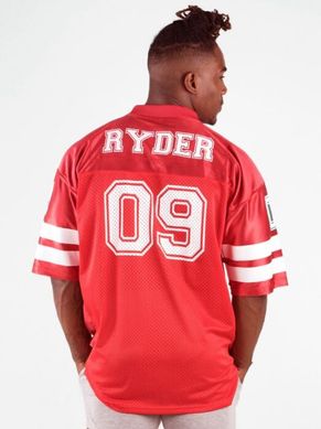 Спортивная мужская футболка  VARSITY JERSEY (RED) Ryderwear  FF-695 фото