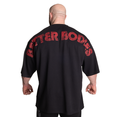Спортивная мужская футболка Team Iron Thermal Tee (Black/Red) Better Bodies F-561 фото