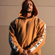 Explosive Fibres "XXXL INC" Polar contrast Hoodie (Bronze) спортивна чоловіча худі для бодібілдингу. PF-1503 фото 1