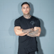 Better Bodies Mesh Standard Tee (Black) спортивна чоловіча футболка для бодібілдингу. F-1511 фото 1