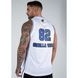 Gorilla Wear San Mateo Jersey (White/Blue) спортивная мужская безрукавка для бодибилдинга SMt-1449 фото 2